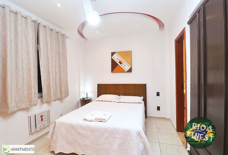 Apartamento temporada de 3 dormitorios cerca del mar en Río